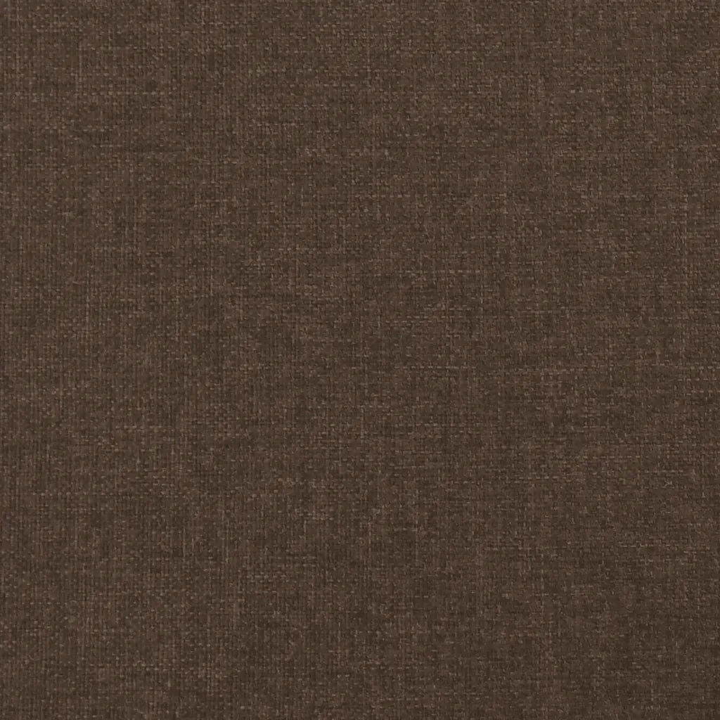 Giroletto senza Materasso Marrone Scuro 100x200 cm Tessuto 347045