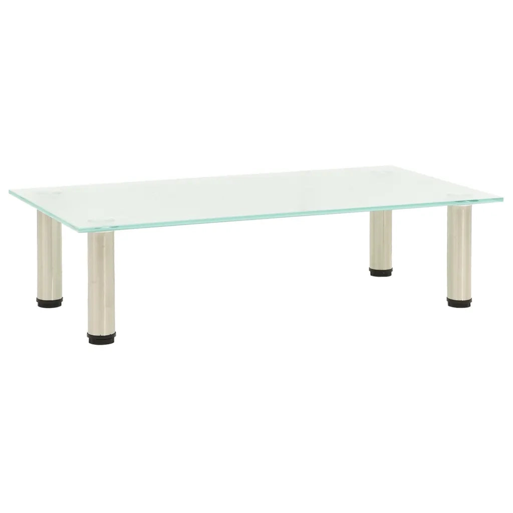 322762 TV Stand Frosted 60x35x17 cm Tempered Glass cod mxl 12957