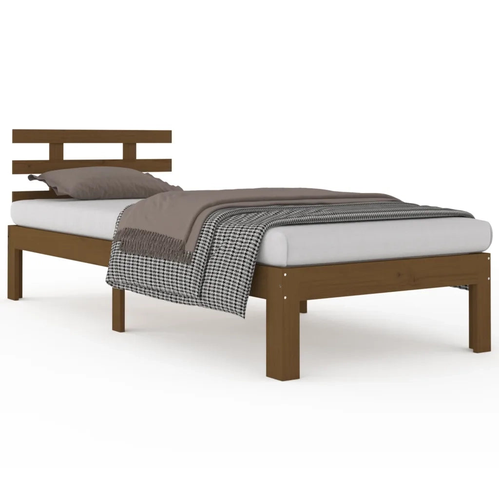 Giroletto senza Materasso Ambra in Legno Massello 100x200 cm 814747