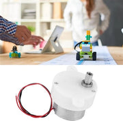 Motore riduttore 6V con alta velocità - Consumo basso - Motore riduttore in plastica - Motore elettrico riduttore - Motore con cambio di velocità.