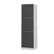 Vicco Mobile per forno da incasso Landhaus antrazit-oro 60 cm