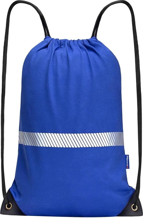 Trekkoordrugzak sport e gym con tas esterno in giallo, arancione e rosa