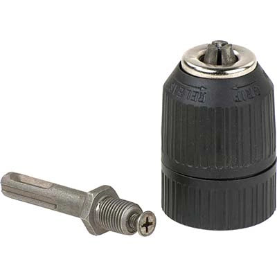 MANDRINO AUTOSERRANTE + ADATTATORE SDS PLUS - 1/2FXMM 20 X PUNTE MM 1,5/13- 2 pezzi