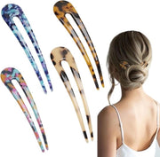 Spille per capelli - Accessori per capelli a conchiglia per donne - Spillini francesi per capelli - 4 pezzi - Accessori per capelli lunghi