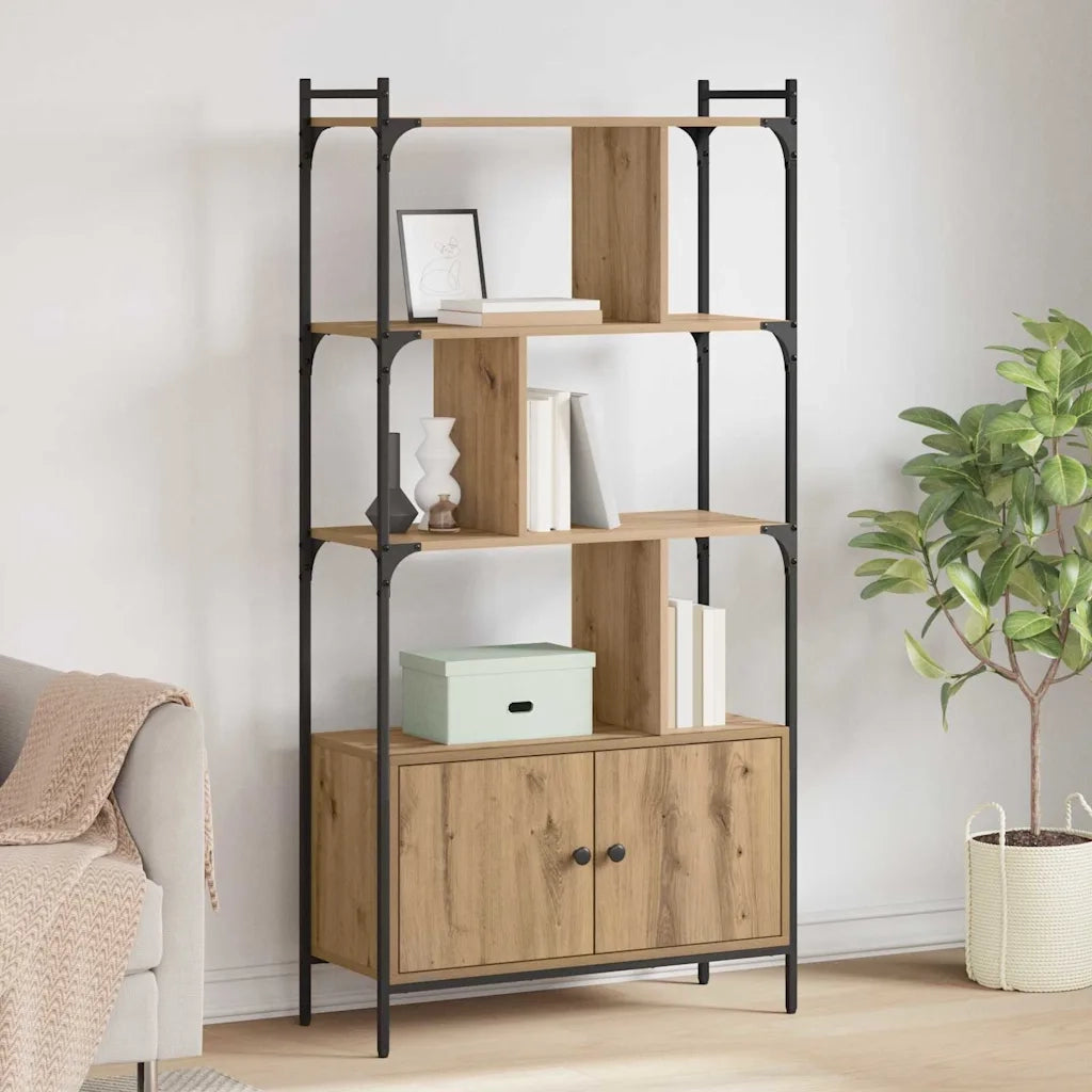 Libreria-Scaffale per Libri-Mobile di Stoccaggio Legno multistrato 159030