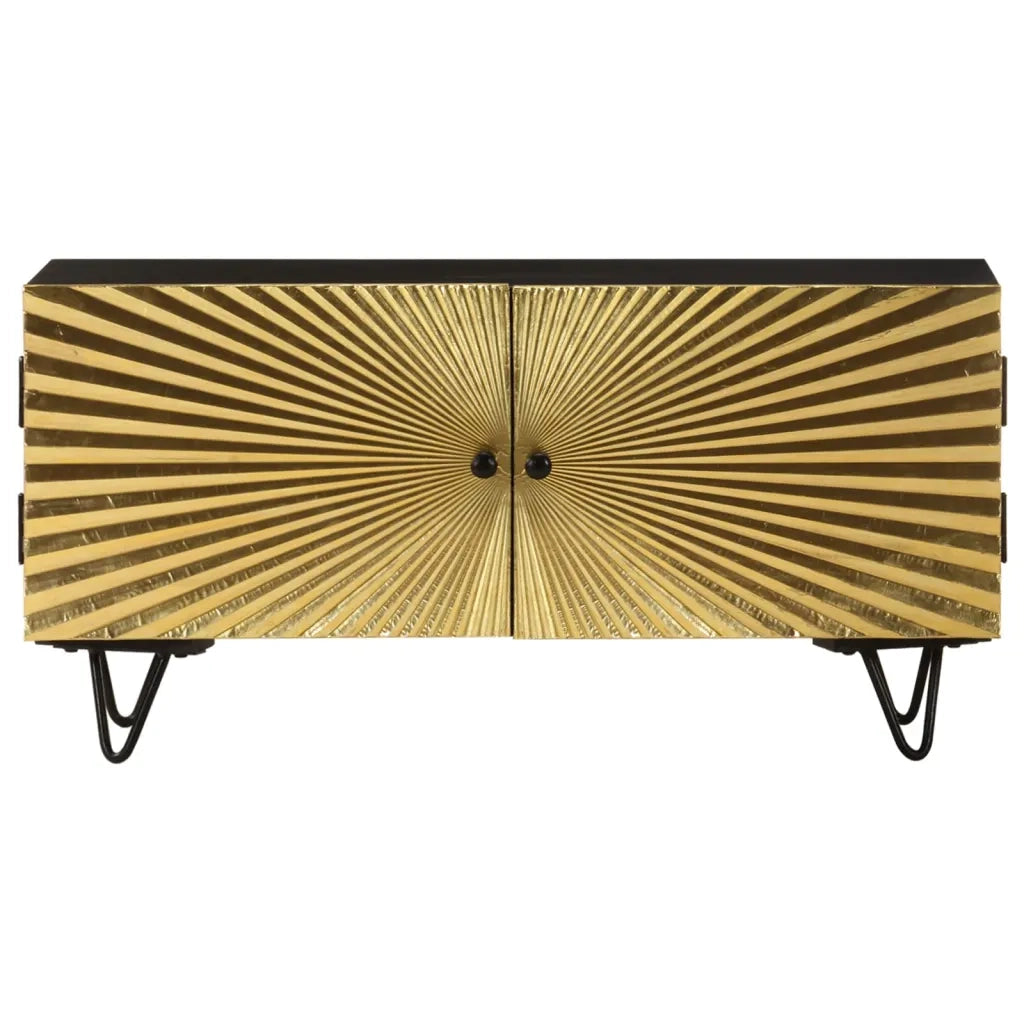 Mobile Porta TV 90x30x45 cm in Legno Massello di Mango 322681