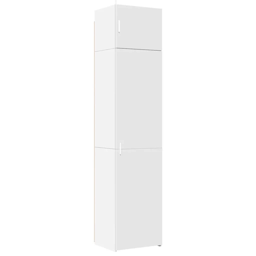 Mobile Sottile Bianco 50x42,5x225 cm in Truciolato 3281301