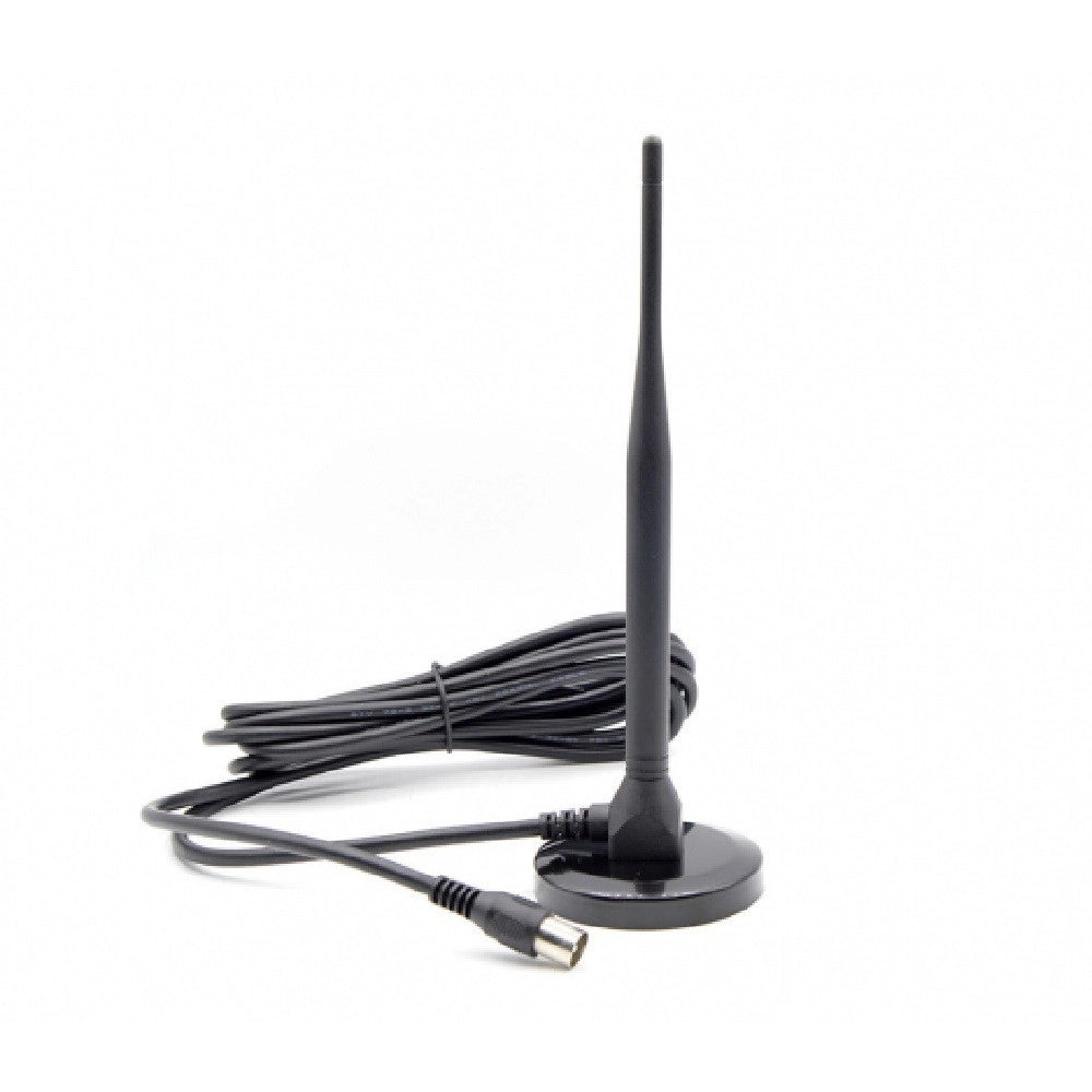 Trade Shop - Antenna Di Segnale Tv Per Interni 1080p Base Magnetica Con Cavo Coassiale Q-a162 -
