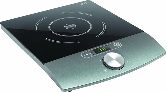 Induttore per cucina - 1800 W - 10 livelli di calore - temperatura 60-240 °C - controllo di tempo 1-180 min - nero