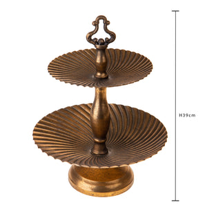 Alzatina 2 Piani H 39 cm