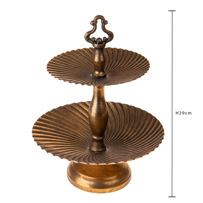 Alzatina 2 Piani H 39 cm