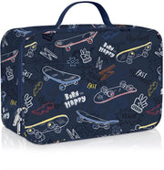 Borsa di Picnic per Bambini con Silhouette di Skateboard, Isolata, per Bambini, Borsa per Picnic per Scuola, per Bambini, Borsa per Picnic per Bambini, Borsa per Picnic per Scuola
