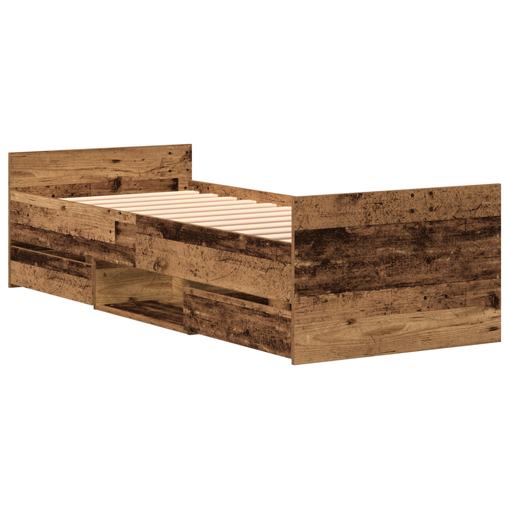 Letto  senza materasso Legno Vecchio 75x190 cm Legno ingegnerizzato