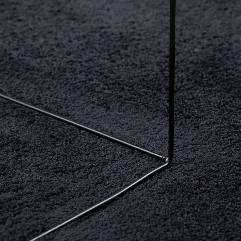 Tappeto OVIEDO a Pelo Corto Nero 240x340 cm 375563