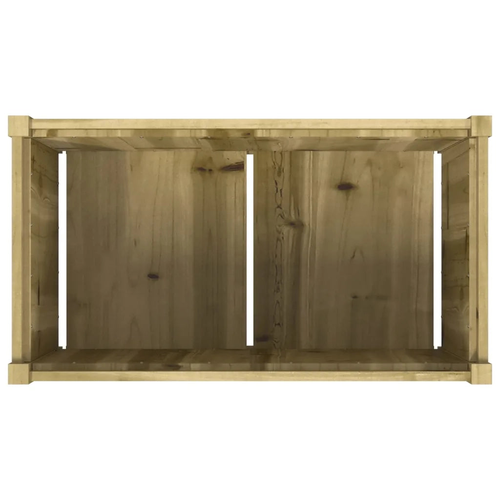 Fioriera | Cassetta per fiori | Vaso da Giardino 90x50x50 cm in Legno di Pino Impregnato