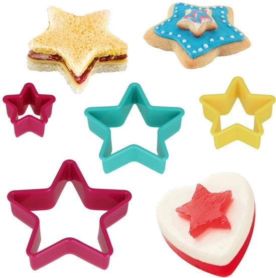 Forme per biscotti in acciaio inossidabile, multicolore, 2,7 cm x 14,5 cm x 16 cm