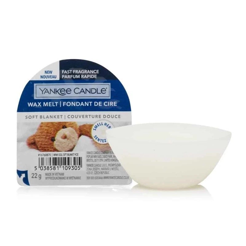 Cera profumata da fondere Yankee Candle Soft Blanket 22 g