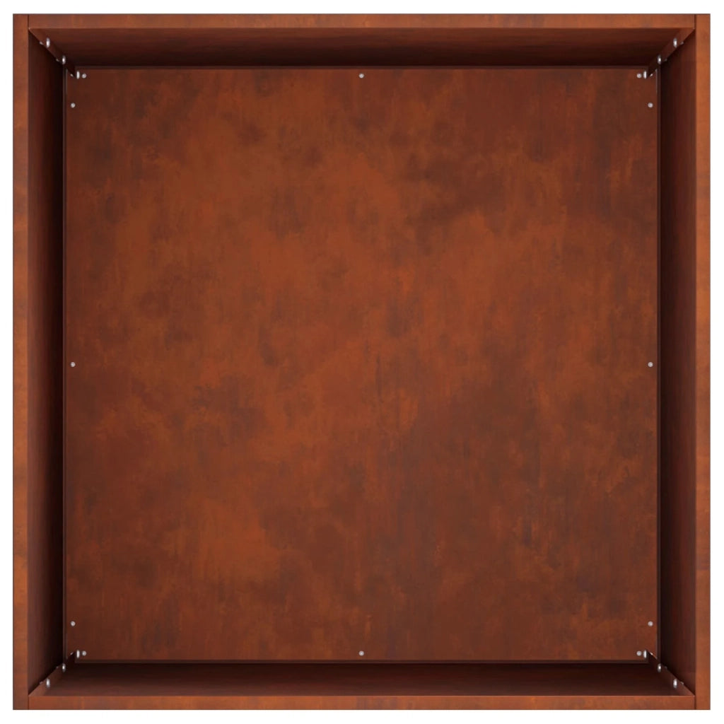 Vaso da giardino Ruggine 50 x 50 x 75 cm Acciaio Corten 8005398