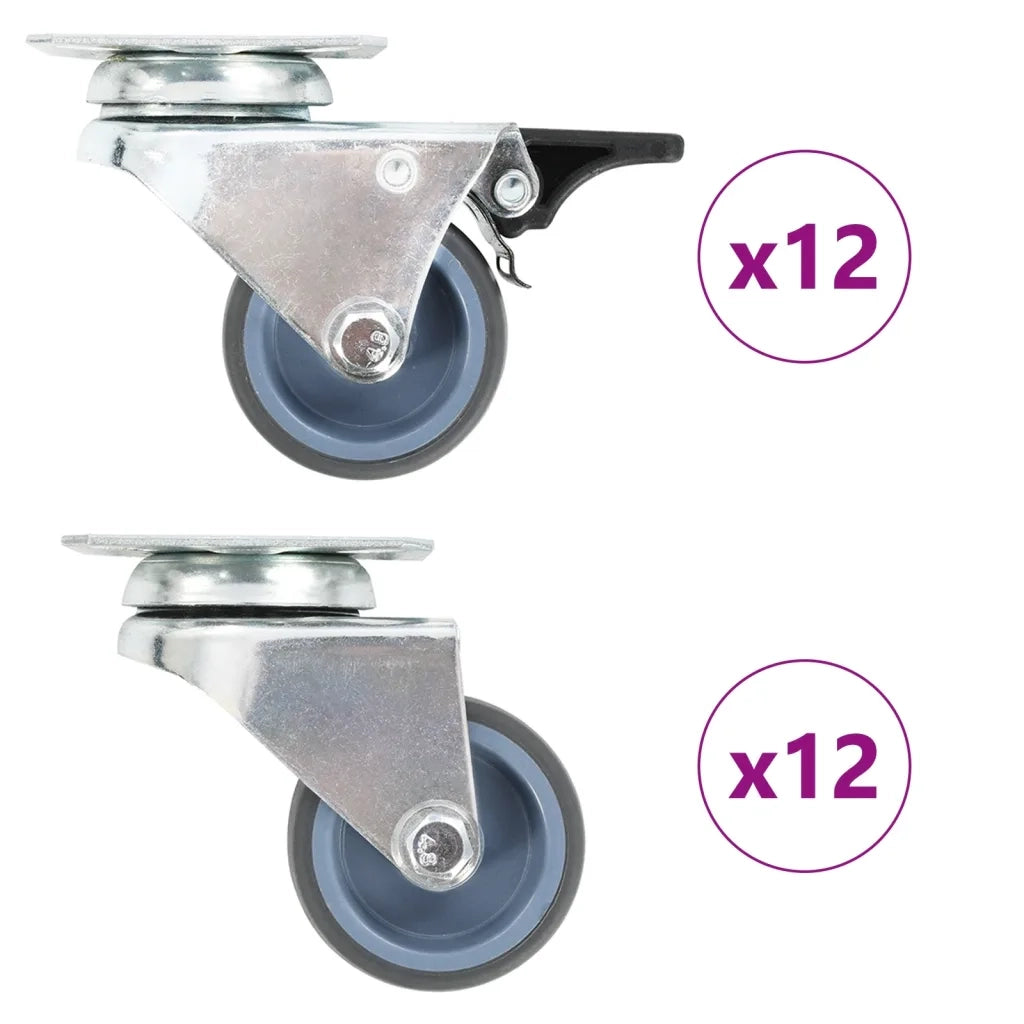 Ruote Girevoli Gemellate 24 pz 50 mm cod mxl 67770