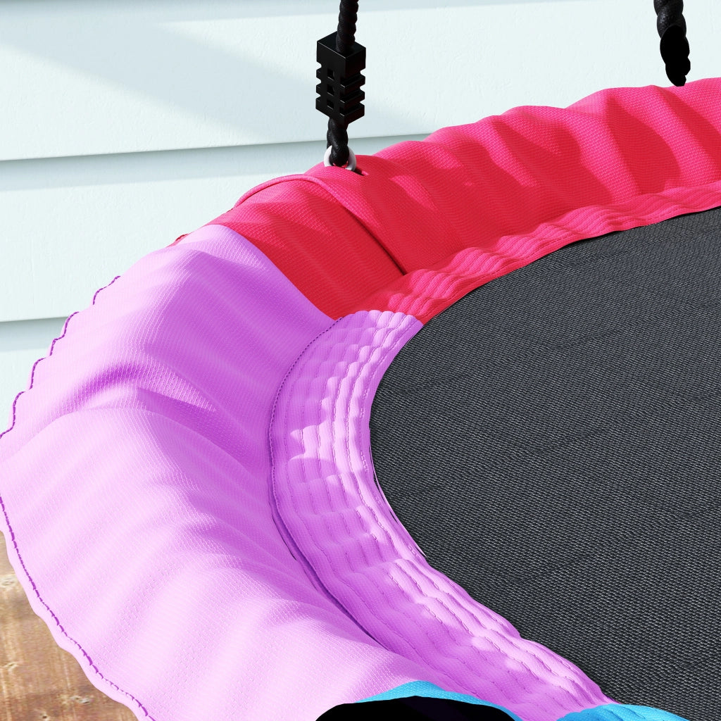 Altalena Nido per Bambini ?120 cm ¨C Xylo ¨C Altezza Regolabile Carico 300 kg Multicolore
