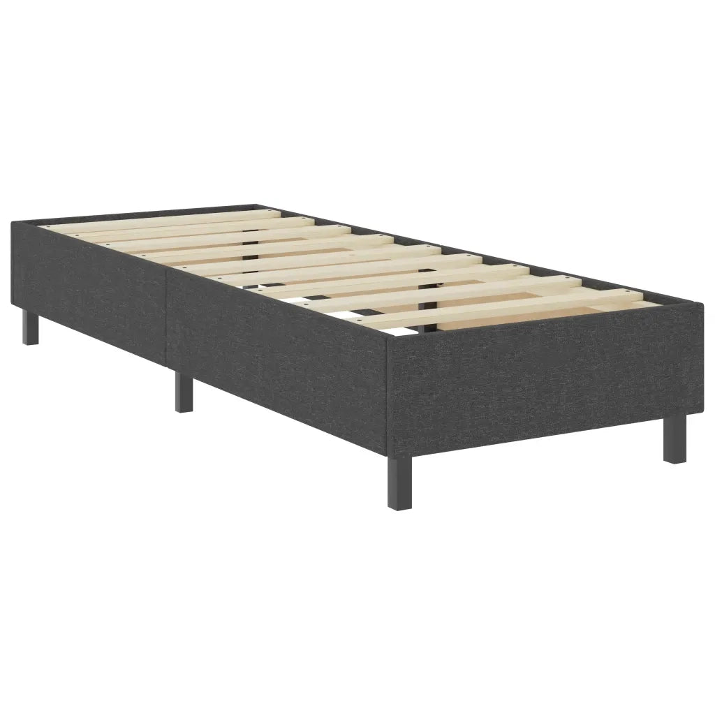 Letto a Molle Grigio in Tessuto 100x200 cm cod mxl 60702