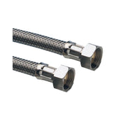 Flessibile acqua ff 1/2 x 1/2 x 30cm da 1/2 rivestimento in acciaio inox per rubinetto