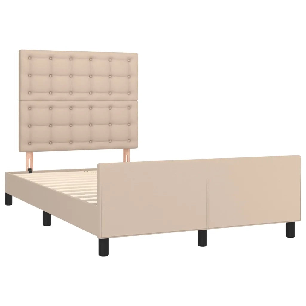Giroletto con Testiera Cappuccino 120x200 cm in Similpelle 3125566