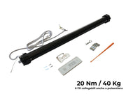 Motore radiocomandato per tapparelle con telecomando 40 kg - 20 nm
