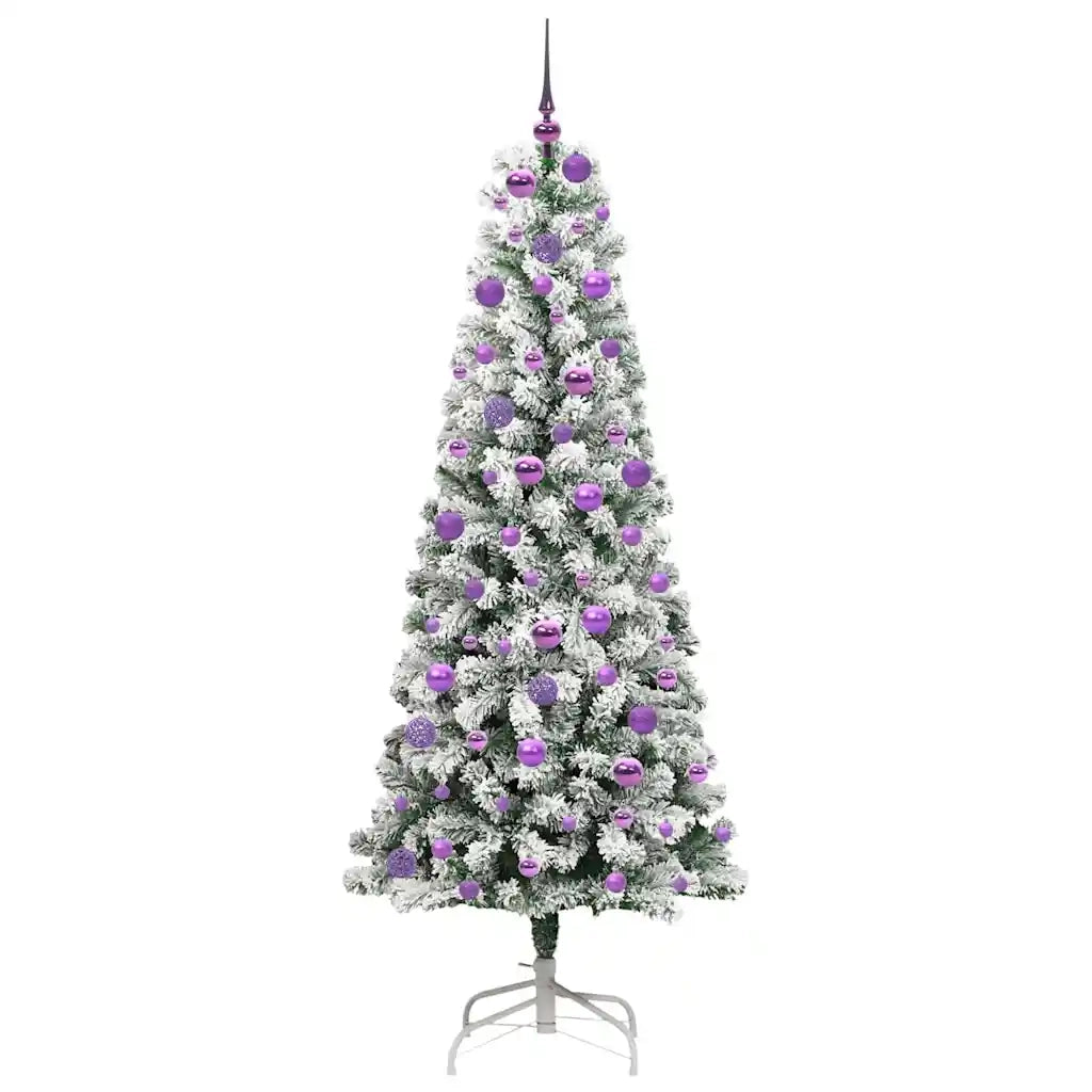 Albero di Natale | Decorazioni natalizie Artificiale con Rami Pieghevoli 180 cm