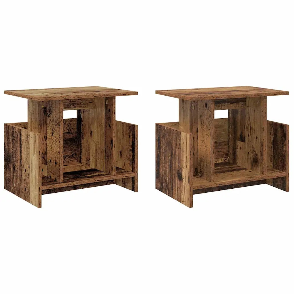 Supporto TV 2 pz-Credenza per TV-Mobile TV Legno vecchio 50 x 35 x 45 cm
