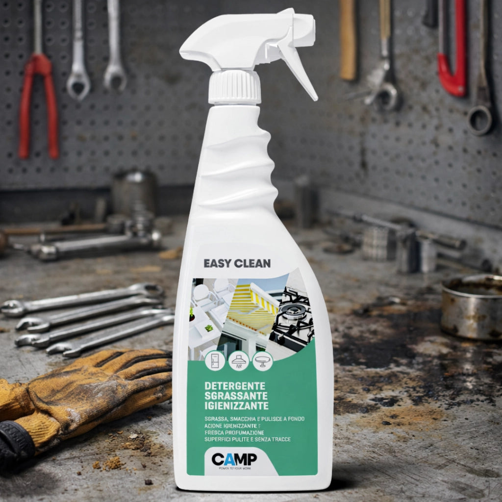 Kit 6 easy clean da 750 ml detergente sgrassante igienizzante universale