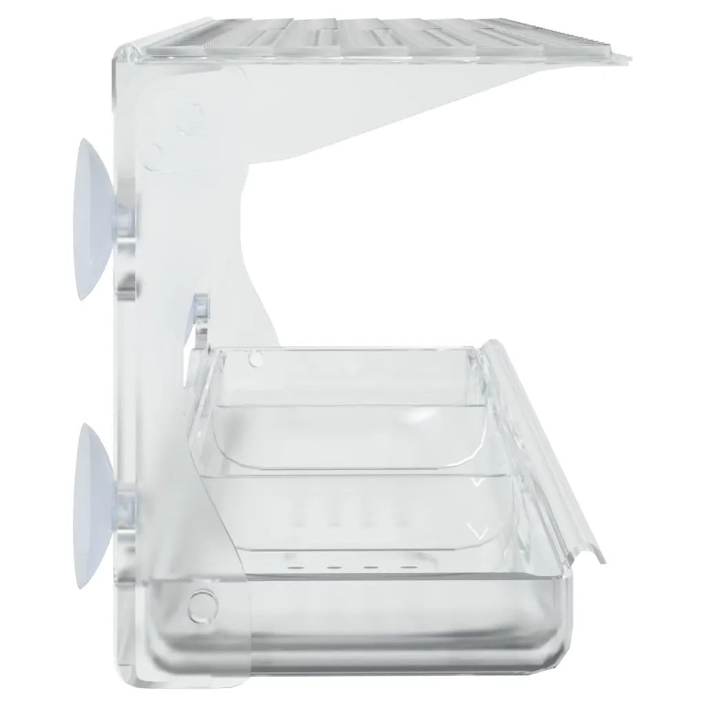 Mangiatoie per Uccelli da Finestra 2 pz in Acrilico 30x12x15 cm CFW5607349