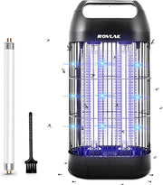 Lampada contro insetti, Uccisore di zanzare e insetti con luce UV, Lampada elettrica per zanzare per interni, esterni, senza chimici.