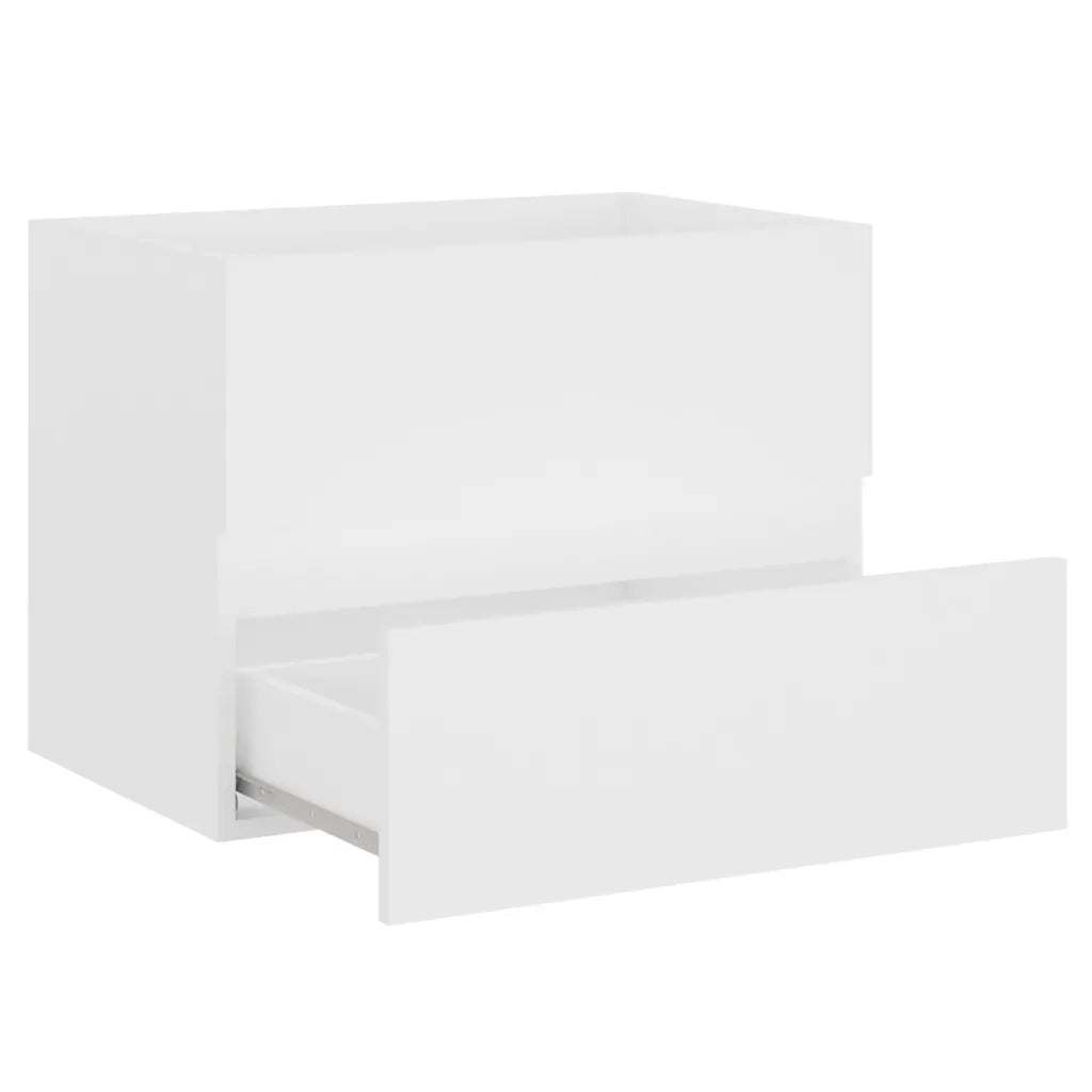 Set Mobili da Bagno | Armadio da bagno Bianco in Legno Multistrato
