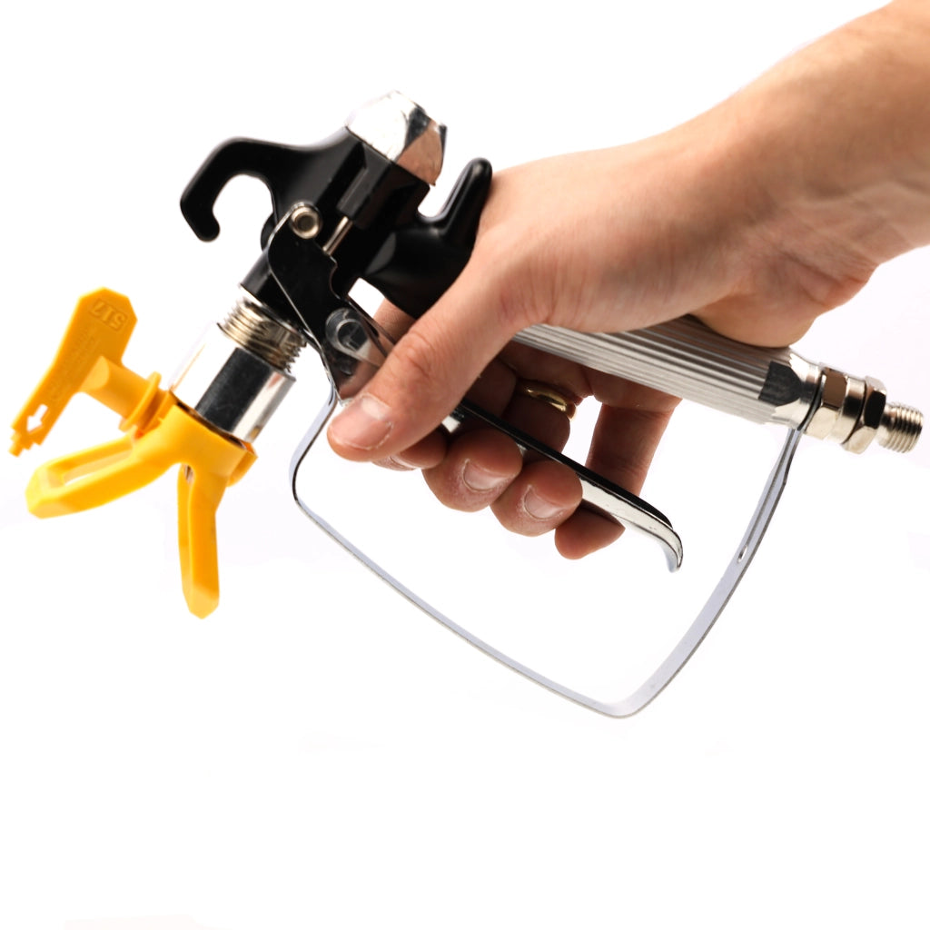 Pistola a Spruzzo per Spruzzatore Airless con Ugello 517 e Set di Pulizia Rosfix – Alta Qualità, Pressione Max 248 Bar