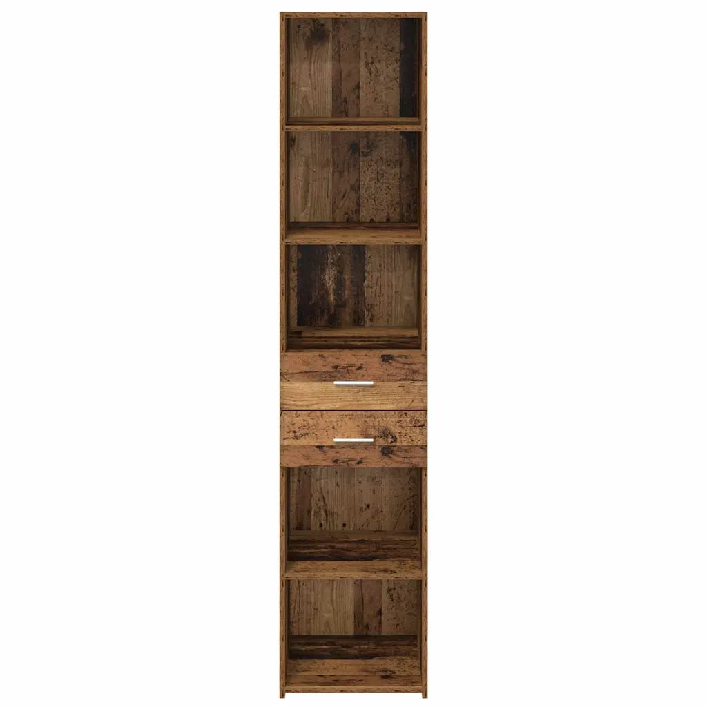 Credenza | Madia | Buffet da pranzo | Armadio da pranzo Legno vecchio 40 x 42,5 x 185 cm Legno multistrato