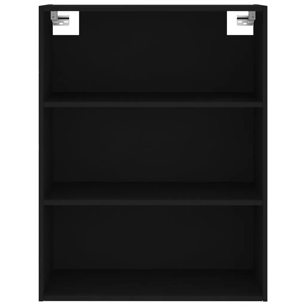 Credenza Nera 69,5x34x180 cm in Legno Multistrato 3189478
