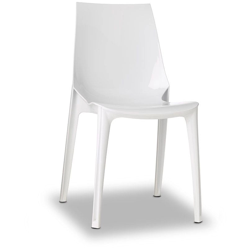 Sedia VANITY CHAIR in policarbonato by Scab - Sedia Vanity Chair In Policarbonato By Scab Colore Trasparente Colore: Bianco