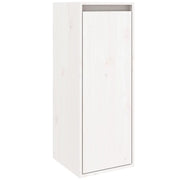 Mobiletto a muro contemporaneo in legno bianco 30 x 30 x 80 cm contenitore decorativo in legno massello di pino bianco 02_0048096