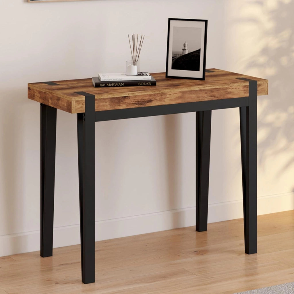 Consolle allungabile AUSTRIA, 10 posti, 235 cm, design industriale