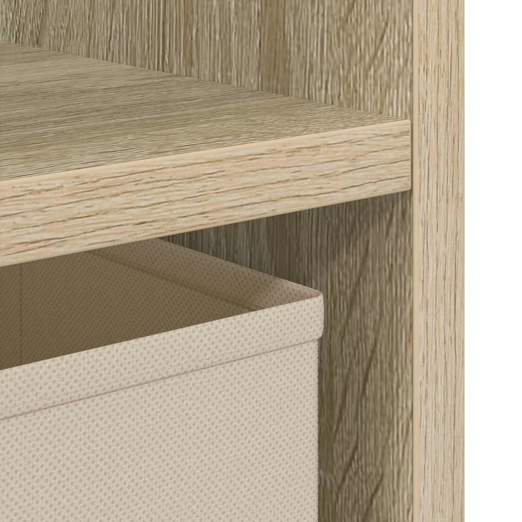 Comodino Rovere Sonoma 35 x 32 x 68,5 cm Legno multistrato