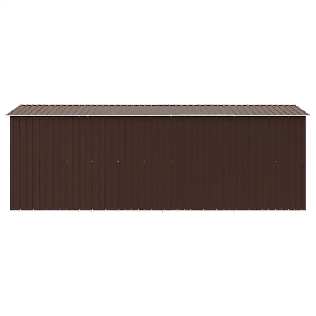 Capanno da Giardino 257x489x181 cm in Metallo Marrone cod mxl 43029
