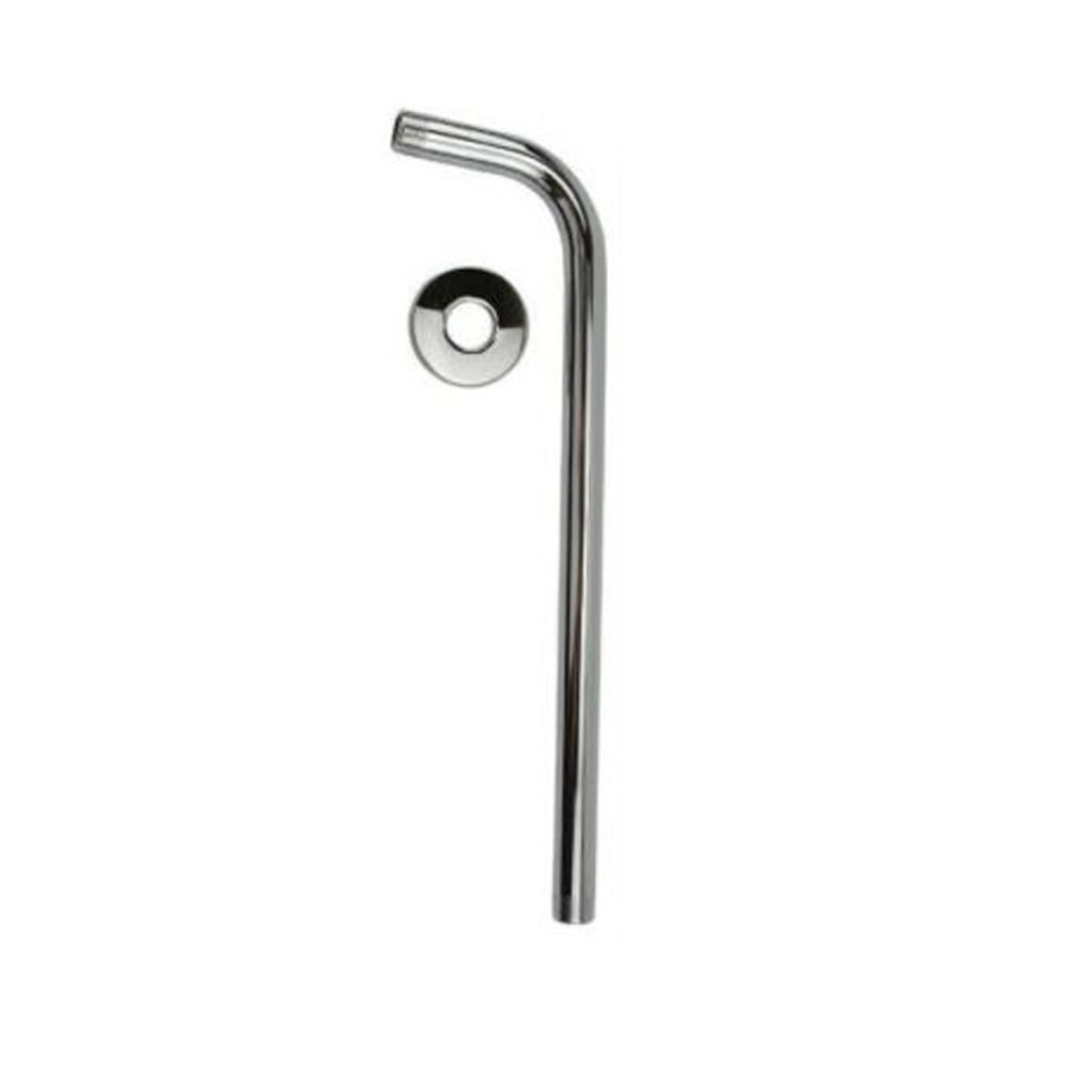 TUBO BRACCIO DOCCIA A MURO 30CM ACCIAIO CROMATO PER SOFFIONE UNIVERSALE 02131