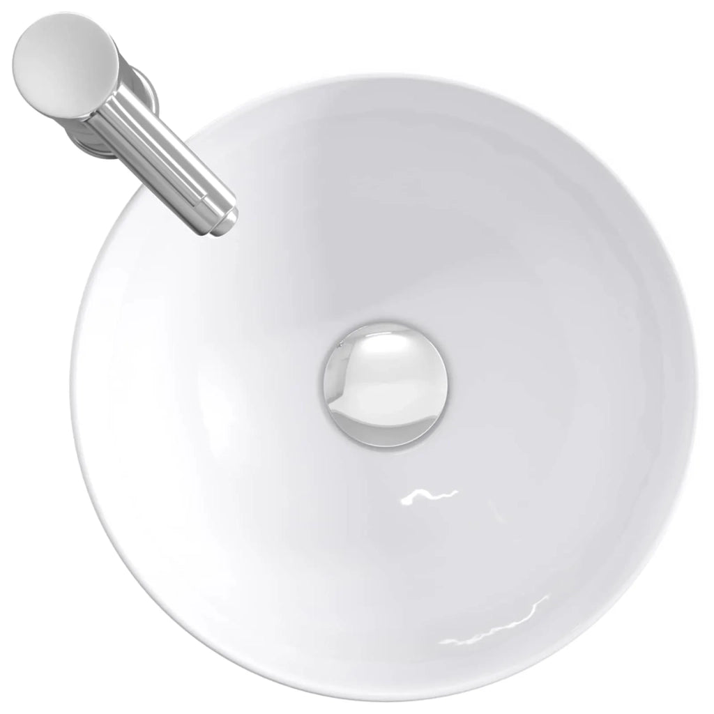Lavabo da bagno Cromato 32 x 32 x 13 cm Metallo CFW5238450