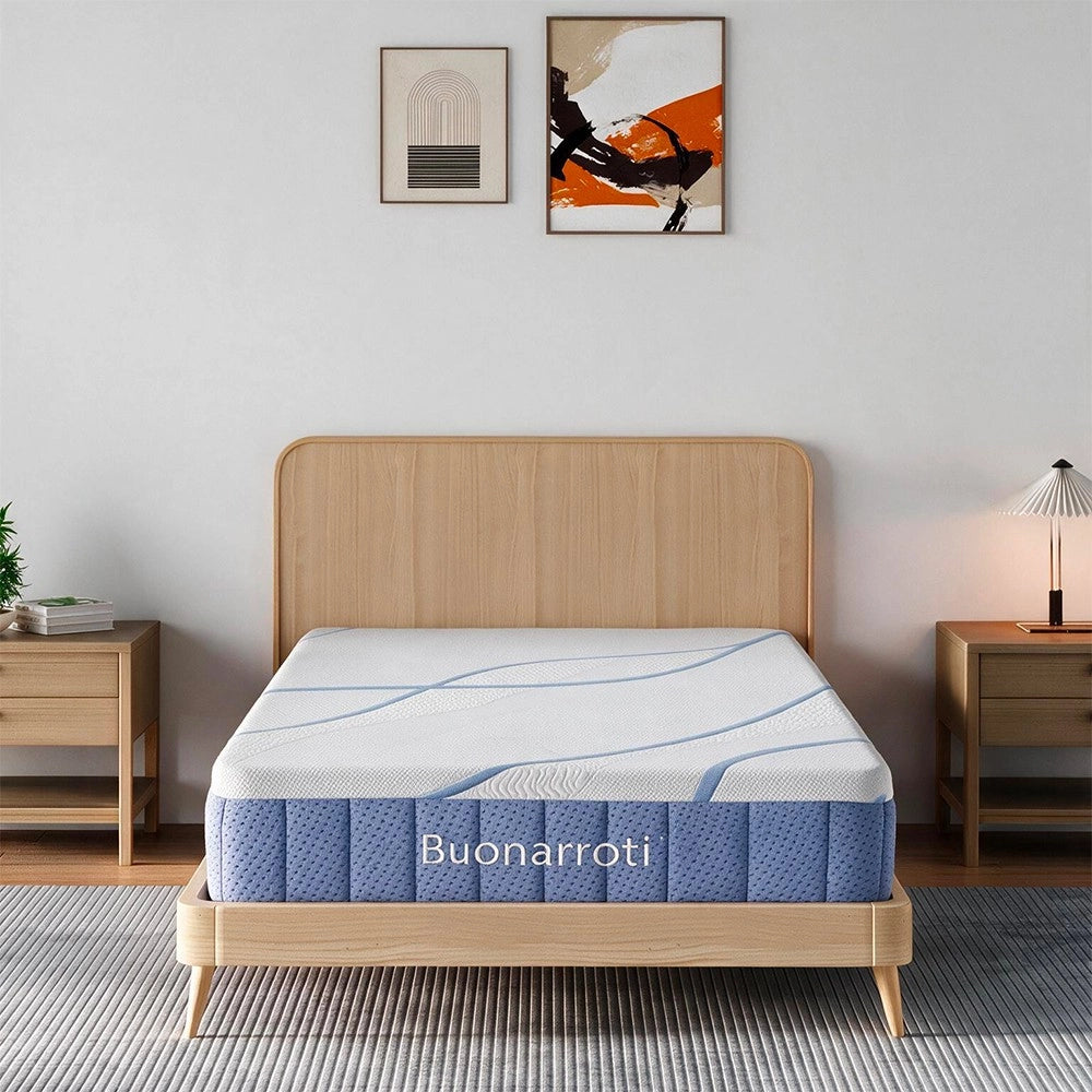 Materasso una piazza e mezza Pergamo a molle 5 zone con rivestimento Antiscivolo 120x190x30H