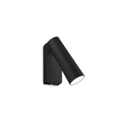 Applique Moderna Pipe Metallo Nero Led 7W 3000K Luce Calda