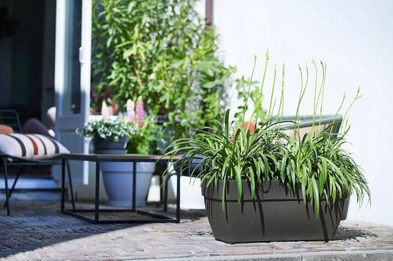 Piantagione per Esterno - Ø 76.5 x H 33.3 cm - Antracite - Vibia Campana Trough 80