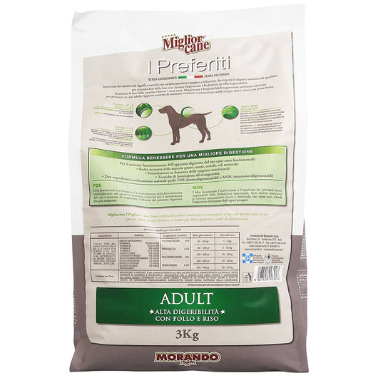 Morando migliorcane i preferiti croccantini per adulti multipack da 5 pacchi da 3 kg ciascuno