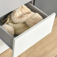 Armadietto Multiuso con Cassetti e Ante in Legno, Mobile per Soggiorno, Camera da Letto, Ufficio