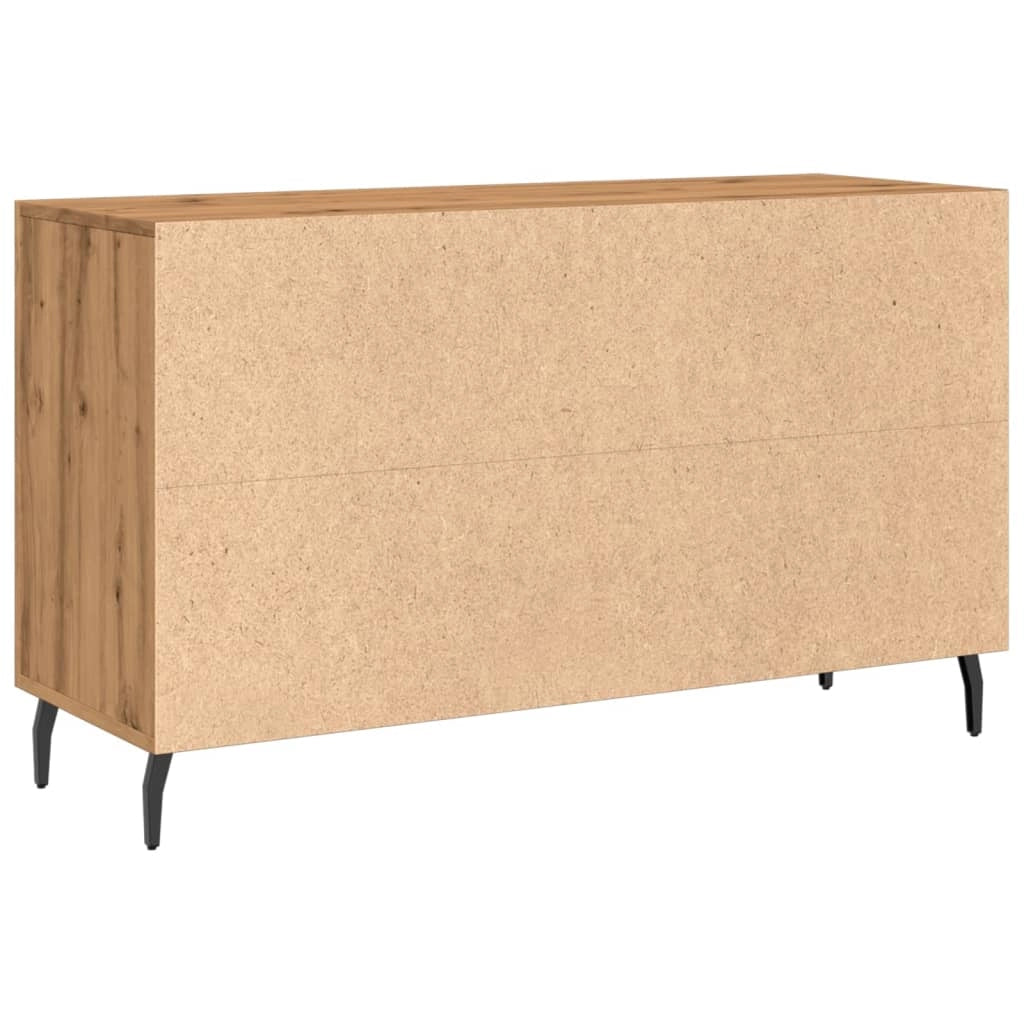Buffet credenza cassettiera armadio mobile contenitore organizer cucina soggiorno salotto fatto a mano 100 x 36 x 60 cm legno ingegnerizzato marrone 02_0030805